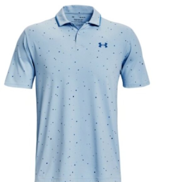 Under Armour Men's ISO-CHILL VERGE POLO Blue Small NWT - Picture 1 of 5